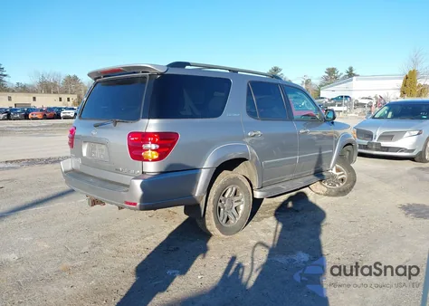 2003 Toyota Sequoia Limited V8 из США, поврежденный, VIN 5TDBT48A93S188703